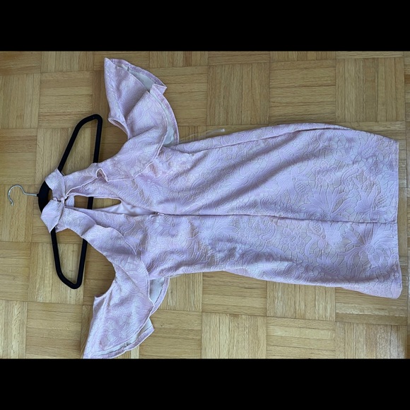 Daylight pink ruffle sleeve mini dress - Picture 3 of 3